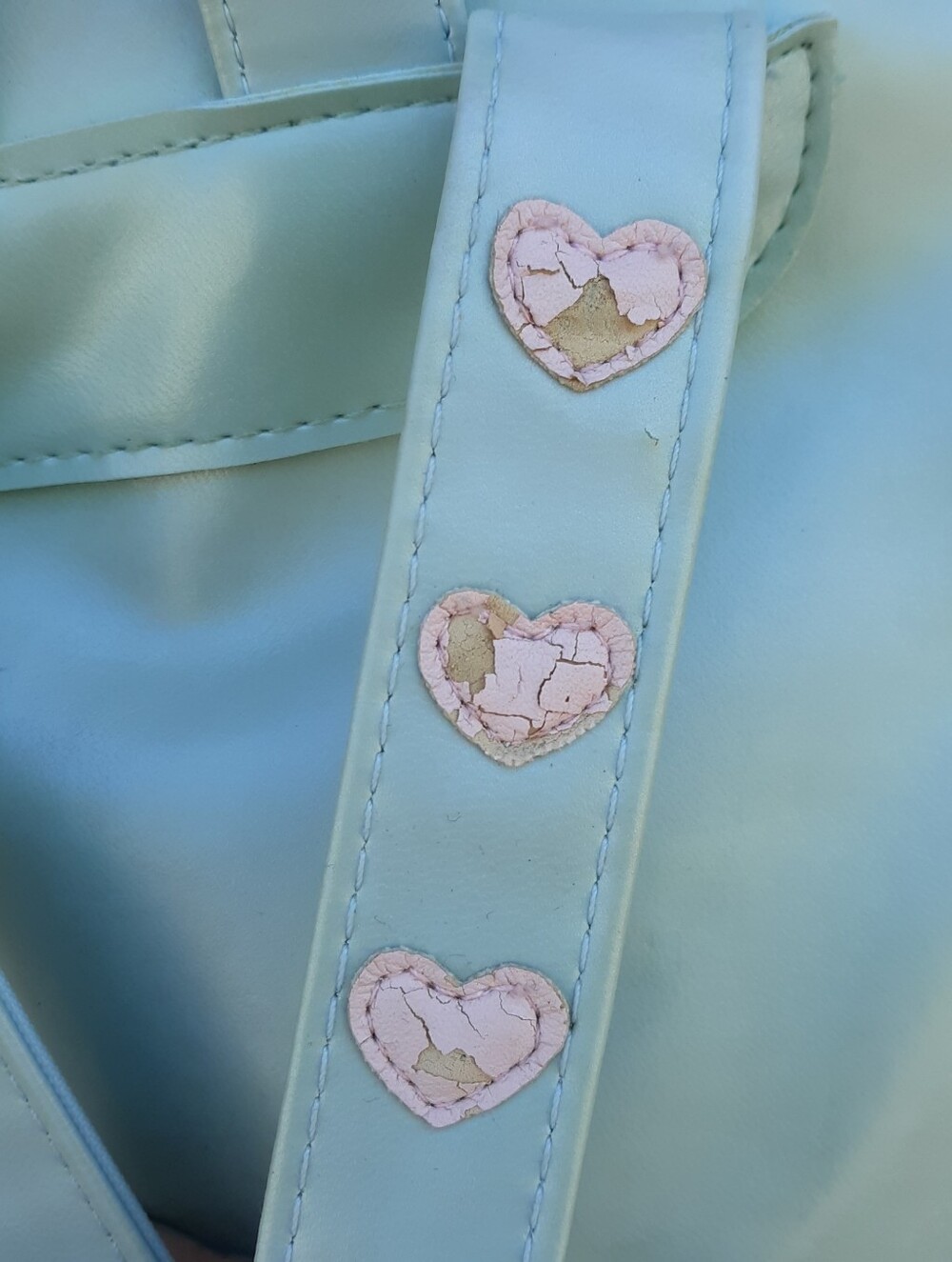 Hello Kitty Blue Ice Skating Mini Backpack Y2K Vintage Kitchy Adult Size - Picture 8 of 15